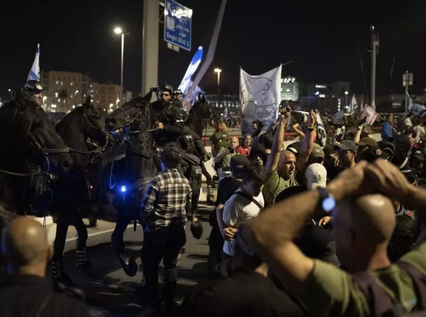 Tens of Thousands of Israelis Protest Against Netanyahu