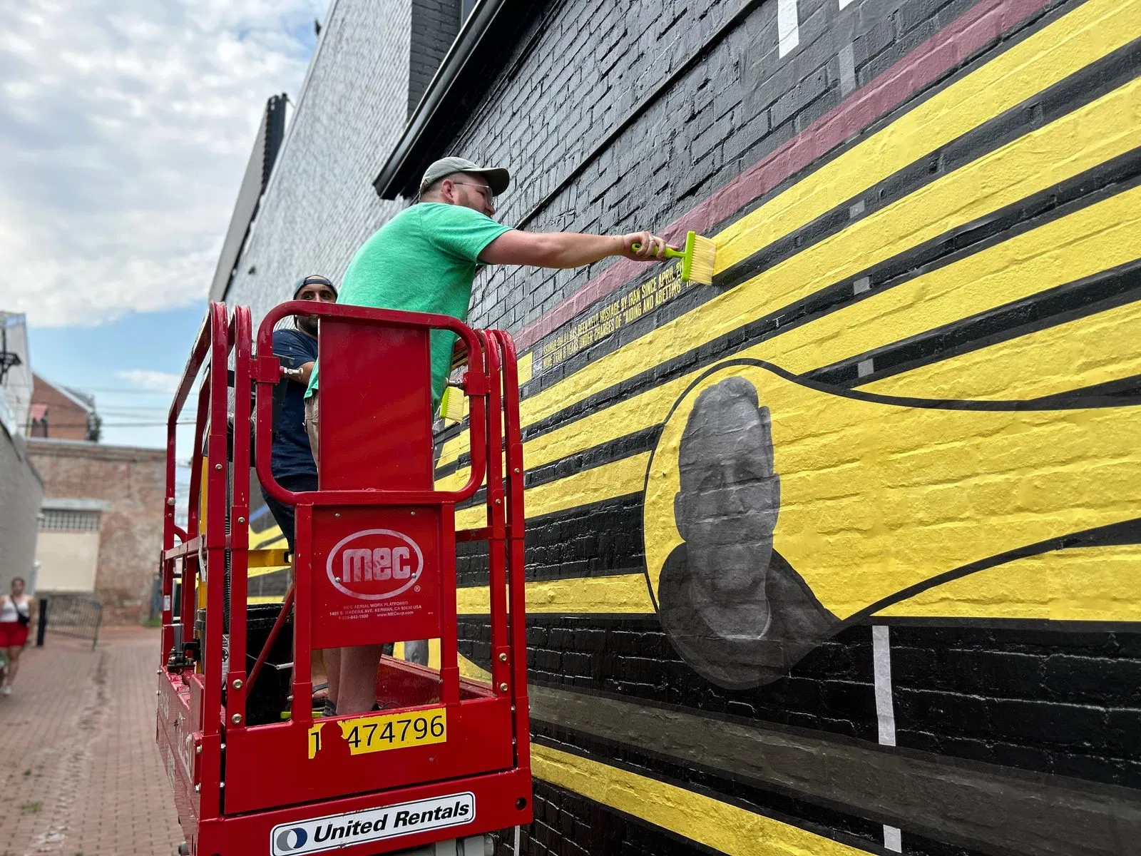 Georgetown mural calls on US leaders to bring home wrongfully detained Americans